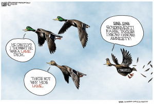 Lame Duck Cartoon