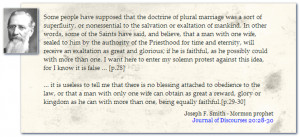 ... Brigham’s doctrine that only actual polygamists obtain exaltation