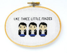 ... Pulp Fiction Cross Stitch - Nostalgic Gift - Movie Quote Embroidery