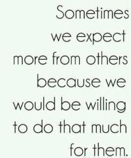 ... give without expectations... but i admit there's some truth to this