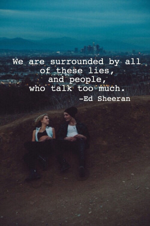 ed sheeran lyric quotes