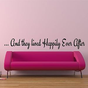 Happily-Ever-After-Love-Quote-Wall-Sticker-Decal-Graphic-Design ...
