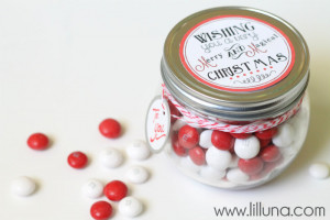 Cute Christmas Gift Ideas For Coworkers Christmas m&m gift jar