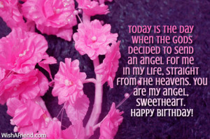 Today is the day when the Gods decided to send an angel for me in my ...