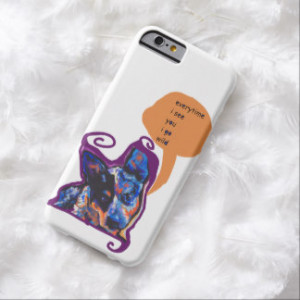 ... Cattle Dog Pop Art with funny dog quote Barely There iPhone 6 Case