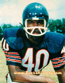 Gale Sayers was nicknamed the 