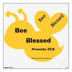 Bee Blessed Agrainofmustardseed.com Bumble Bee Wall Decor