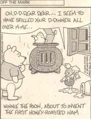 Winnie the Pooh is quoted in the book, Friendship Day: