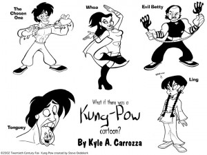 What if there was a Kung Pow cartoon? by Kyle A. Carrozza