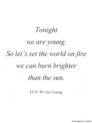 Fun, We Are Young, Some Nights (album)LISTEN TO AUDIO.About the song ...