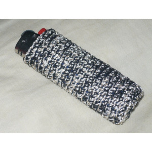 Nylon Hand Crochet Bic Lighter Cover Cozie