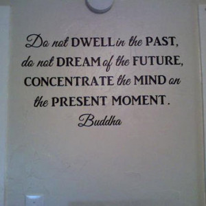Buddha vinyl wall quote Do not Dwell by daydreamerdesign on Etsy