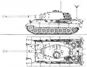 King Tiger Tank Blueprints