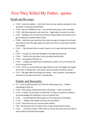 First They Killed My Father quotes.docx - Year 11 Mrs Hosking - home ...