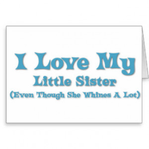 Funny Sister Sayings Cards & More