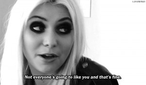 and White sad music quotes taylor momsen the pretty reckless rock ...