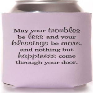 Favor wedding can coolers contain a huge variety of sayings printed in ...