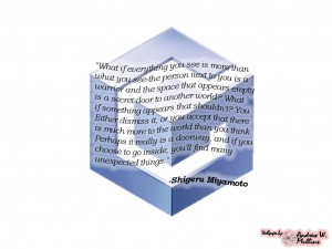 Shigeru Miyamoto Quote by theland10