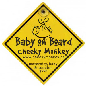 Baby On Board Car Signs with Suction Cup. Related Images