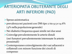 ARTERIOPATIA OBLITERANTE DEGLI ARTI INFERIORI (PAD) Spesso ...