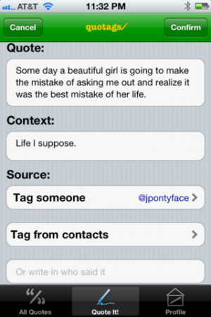 Quotags: Share Funny Quotes your Friends Say for iPhone, iPod touch ...