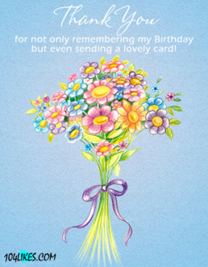Birthday Thank You Quotes For Facebook Posted in thank you and tagged