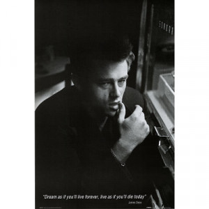 Title: James Dean (Dream Quote, Window) Movie Poster Print