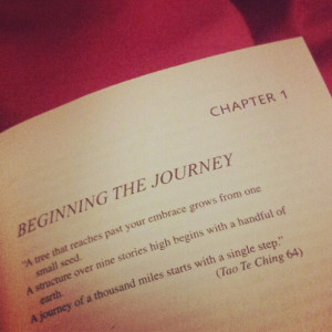Beginning my journey.. #Tao #TaoTeChing #quote