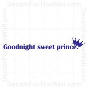 Goodnight-Sweet-Prince-Baby-Boy-Wall-Decal-Vinyl-Art-Sticker-Quote ...