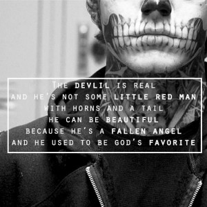 ... He’s Not Some Little Red Man With Horns And a Tail ~ Apology Quote