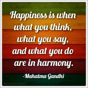Ghandi Quotes About Happiness. QuotesGram