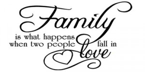 family romantic we do love family quotes family wall decals