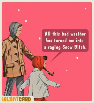 bluntcard, girl, snow, weather - inspiring picture on Favim.com