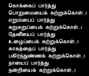 Quotes in Tamil Patience Quotes, Sharing Quotes, Gratitude Quotes,Work ...