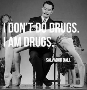 don't do drugs - Salvador Dali [610x636]