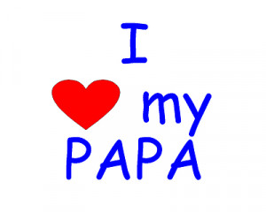 Love My Papa I love my papa business cards