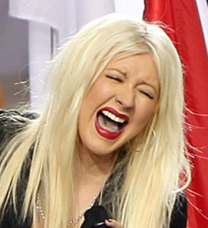 Christina Aguilera talks National Anthem slip-up
