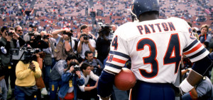 ... says he would 'spit' on Walter Payton's biographer. (Getty Images