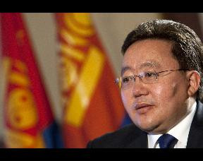 Tsakhiagiin Elbegdorj Mongolia 39 s president