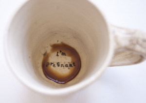 Pregnancy Sayings I'm pregnant! coffee mug