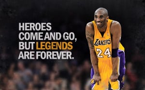 Famous Basketball Player Kobe Bryant Smile Face with Thought Wallpaper