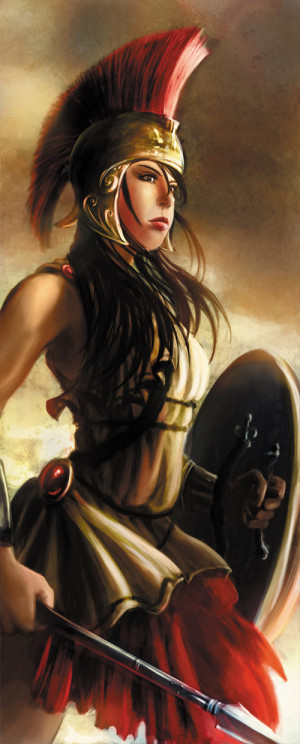 22 Cool Illustrations of Athena-The Goddess of Wisdom