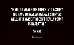 tim vine quotes