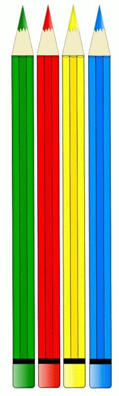 Colored Pencils Clip Art