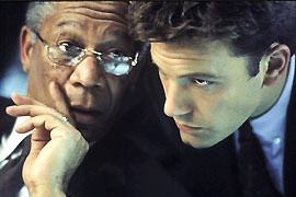 The Sum of All Fears, Ben Affleck, ... | 'FEAR' FACTOR Freeman confers ...