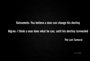 Wallpaper the last samurai, quote, simple, text
