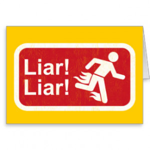 Liar Liar Card