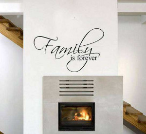 ... Home » Shop » Bedroom » Family Is Forever quotes wall sticker decal
