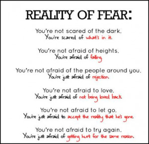 reality of fear you re not scared of the dark