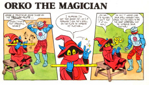 the mage kinda favors orko from the old he man cartoon series